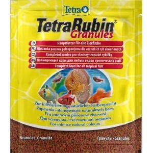 TETRA TetraRubin Granules - Pokarm w granulkach zapewniający bardziej intensywne ubarwienie 15g/sasz