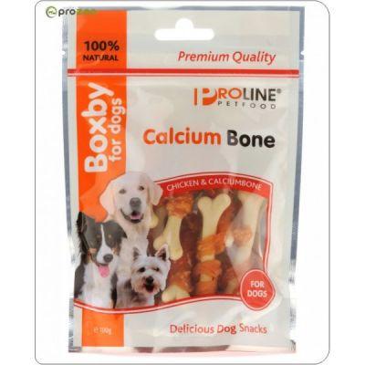 PROZOO Boxby Calcium bone - kość owinięta mięsem z kurczaka 100g