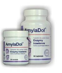 DOLFOS Amyladol - enzymy trawienne dla psów i kotów 90 tab.