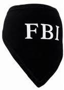 GF Apaszka czarna FBI A25/2