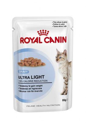 ROYAL CANIN Ultra Light w sosie dla kotów z nadwagą 85g saszetka