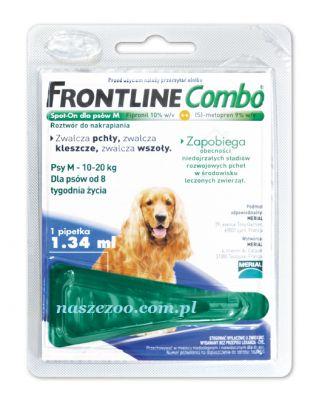 Frontline Combo M dla psów od 10 do 20 kg - 1 pipeta