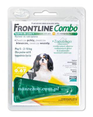 Frontline Combo S dla psów od 2 do 10 kg - 3 pipety