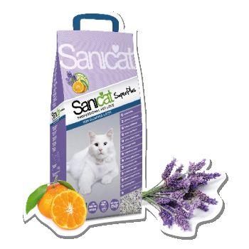 TOLSA Sanicat Super Plus lawenda i pomrańcza- żwirek sepiolitowy dla kota 5l