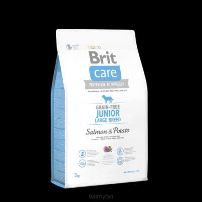 Brit Care Grain-free Junior Large Breed Salmon&Potato-karma bez zbożowa z łososiem i ziemniakami 12k