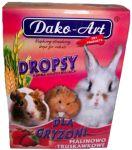 DAKO-ART Dropsy malinowo-truskawkowe dla gryzoni 75g