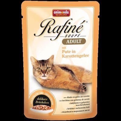 Animonda Rafine Soupe Adult Cat smak: indyk w marchewce galaretka saszetka 100g