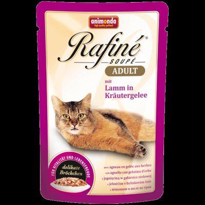 Animonda Rafine Soupe Adult Cat smak: jagnięcina w ziołowej galarecie saszetka 100g