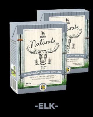 Bozita Naturals Elk - karma dla psów łoś w galaretce kartonik 370 g