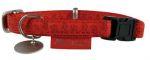 Zolux Muscat Obroża regulowana Mac Leather 20mm. czerwona