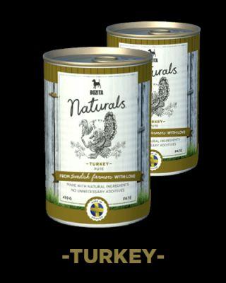 Bozita Naturals Pate Turkey - pasztet z indyka dla psów puszka 410 g