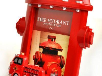 Ramka Do Zdjęć - Straż Pożarna Hydrant - Lekkie Rysy
