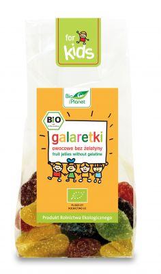 Galaretki owocowe bez żelatyny Bio 100 g - Bio Planet