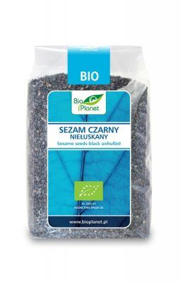 Sezam czarny niełuskany Bio 250 g- Bio Planet