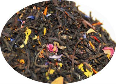 EARL GREY RAINBOW (50 g)- czarna herbata - bławatek, słonecznik, szafran, płatki róży