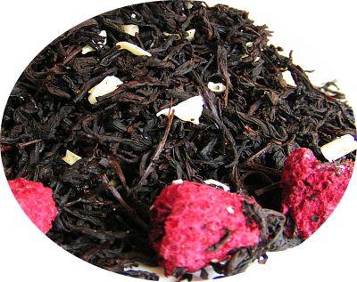 MALINOWY KREM - herbata czarna MALINOWO - ŚMIETANKOWA (50 g)
