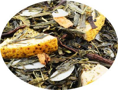 POKUSA - herbata zielona (50 g) pomarańcza, cynamon, wanilia