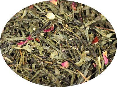 SAKURA sencha (50 g) herbata zielona - płatki róży, wiśnia, jaśmin