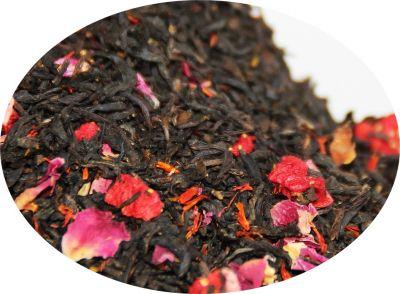 TRUSKAWKOWE POLA - czarna herbata TRUSKAWKOWA (50 g)
