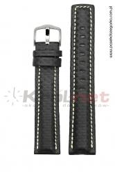 Pasek Hirsch Carbon 18 mm XL - czarny, long