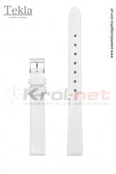 Pasek do zegarka TK126B/10 - gładki, biały