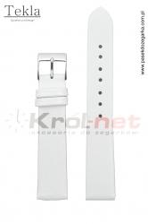 Pasek do zegarka TK126B/18 - gładki, biały