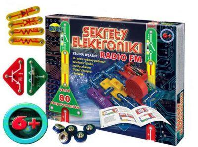 Zabawka: Sekrety Elektroniki (80-eksperymentów!) Radio FM.