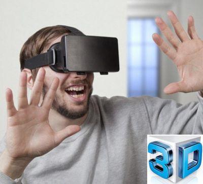 Wirtualne Okulary3D/Google VR na Głowę (do smartfona).