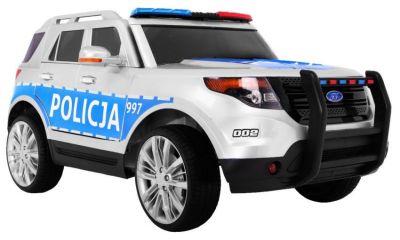 Auto Policja JEEP na akumulator kogut dźwięki policyjne CH9935.EXL