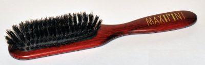MAXI PIN - wąska szczotka drewniana z włosiem dzika