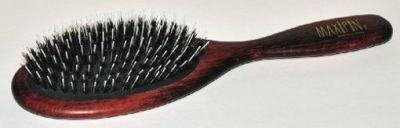 MAXI PIN - duża szczotka drewniana z włosiem dzika i nylonem