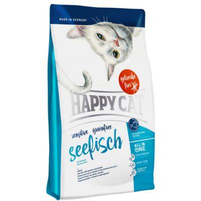 Happy Cat Ryby Morskie Sensitive bez zbóż 300g