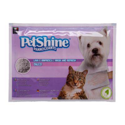 PETSHINE - TALCO rękawiczka do czyszczenia kota/psa