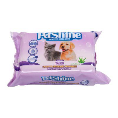 PETSHINE - TALCO chusteczki do pielęgnacji kota/psa