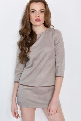 Sukienka Model Lilian Grey S6108-S Grey - Lemaya