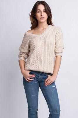 Sweter Kendall SWE 079 beżowy - MKM