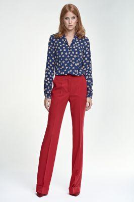 Spodnie z mankietem SD26 czerwony - Nife