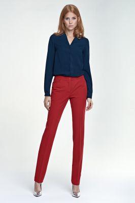 Eleganckie spodnie SD25 czerwony - Nife