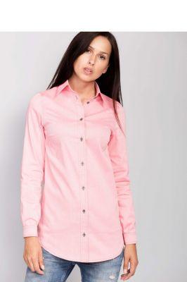Klasyczna źeńska koszulka MM2006 Pink - Mira Mod