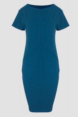 Sukienka dresowa D-041 Blue Melange - Viall