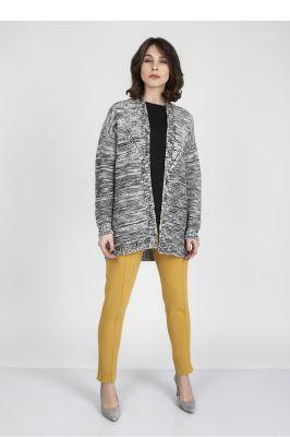 Sweter SWE102 Gray/Black - MKM