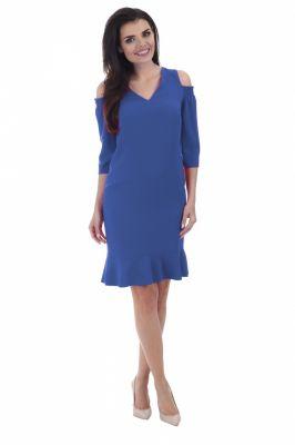 Sukienka wizytowa Model 822 Blue - Margo Collection