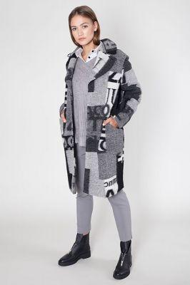 Płaszcz Damski Model Preveza 9997 Grey - Click Fashion