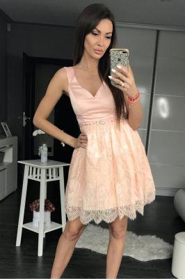 Sukienka Wieczorowa Model 17784 Powder Pink - YourNewStyle