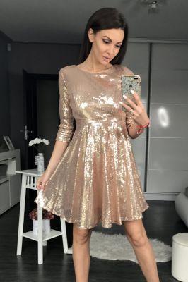 Sukienka Model 17809 Gold - YourNewStyle