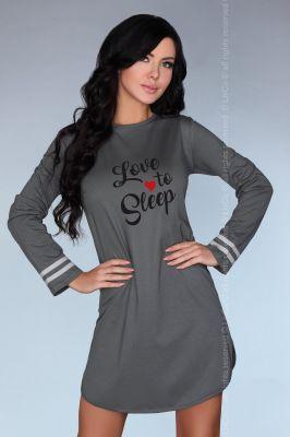 Koszulka nocna Koszula Nocna Model Dill Grey - Livia Corsetti Fashion