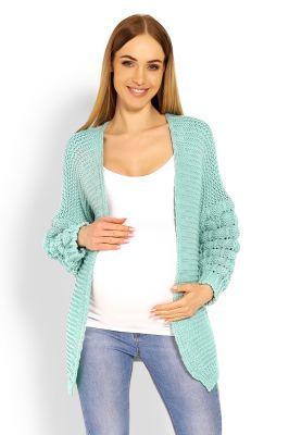 Sweter Ciążowy Model 60003C Mint - PeeKaBoo