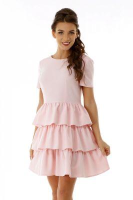 Sukienka Model ED019-3 Powder Pink - Ella Dora