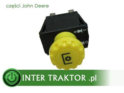 John Deere przycisk, włącznik PTO (AM 118802) 425, 4200, 4300, 4320, 4400, 4120, 2210