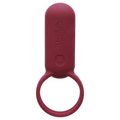 Pierścień wibrujący erekcyjny - Tenga Smart Vibe Ring Carmine